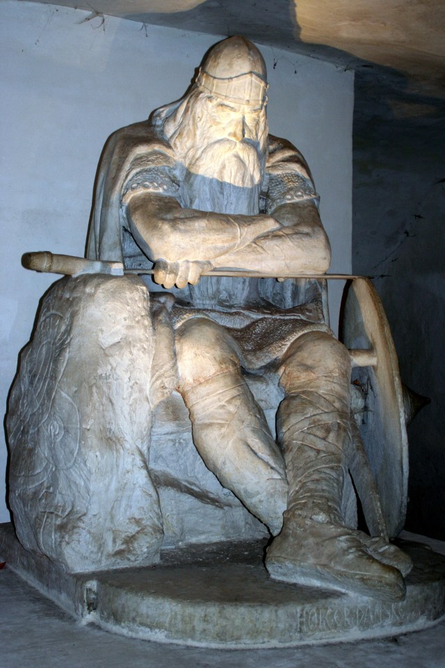 Statue of Holger Danske in the Casements