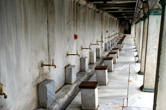 Ablutions area at the Blue Mosque