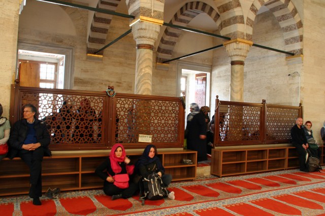 Women's section at Süleymaniye Mosque