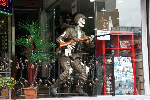 Crazy store mannequin